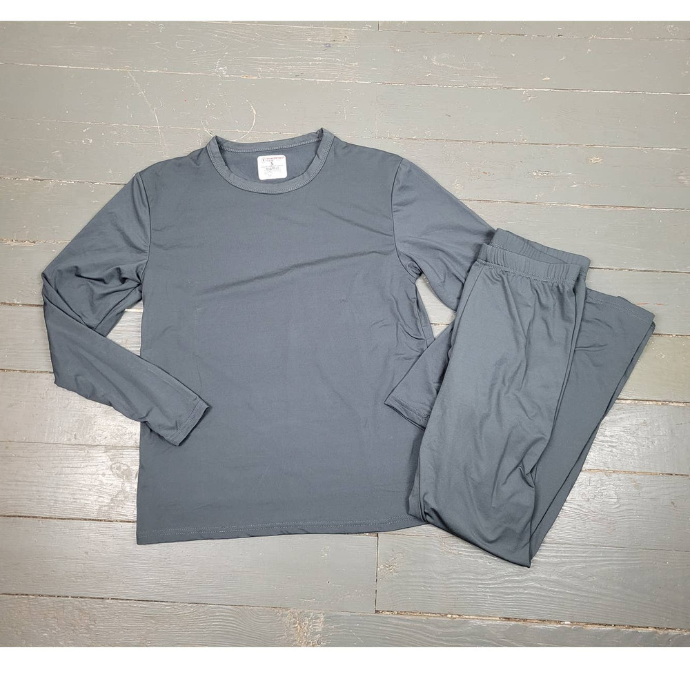 Therma Tek Thermal Long Sleeve Shirt and Leggings Microfiber Fleece Warm Small